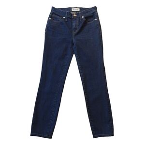 Madewell High Riser Skinny Jeans Dark Davis Wash Classic B7131